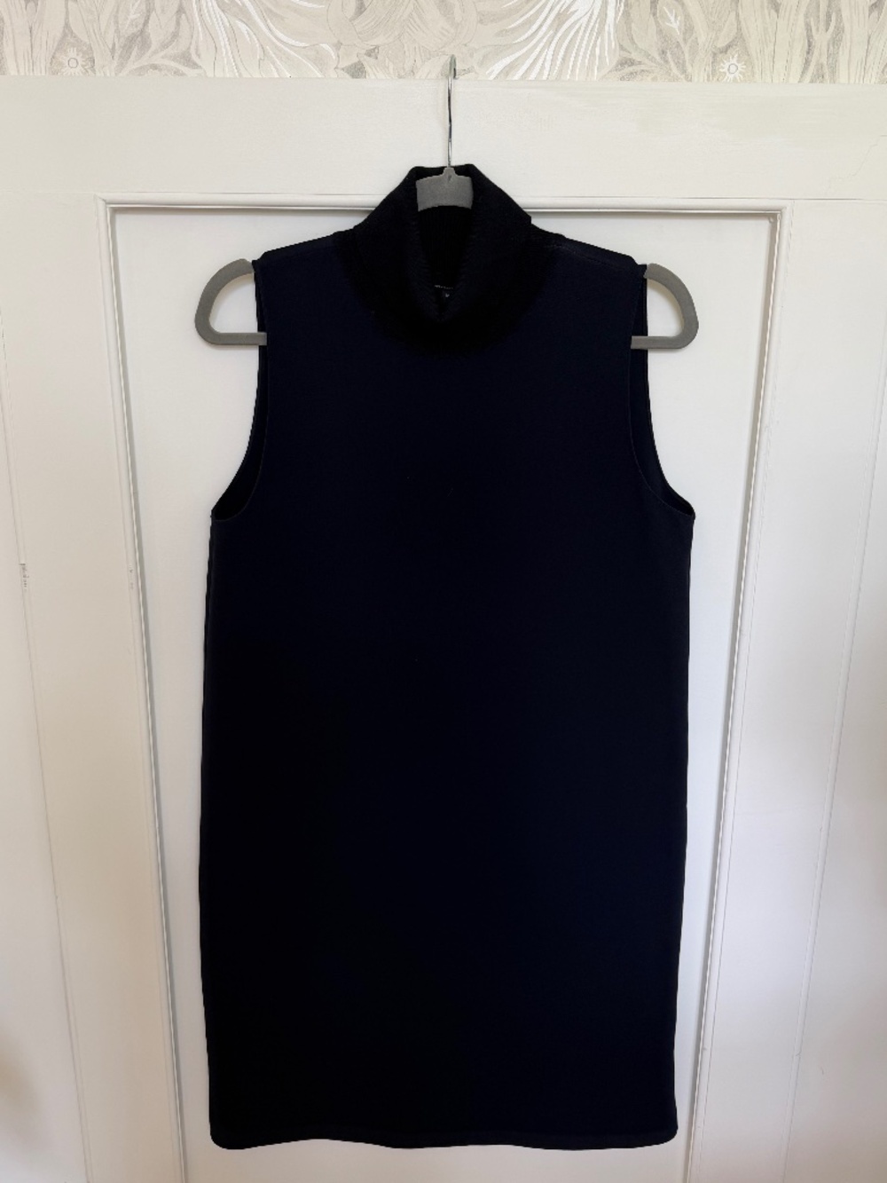 Theory turtleneck sleeveless dress